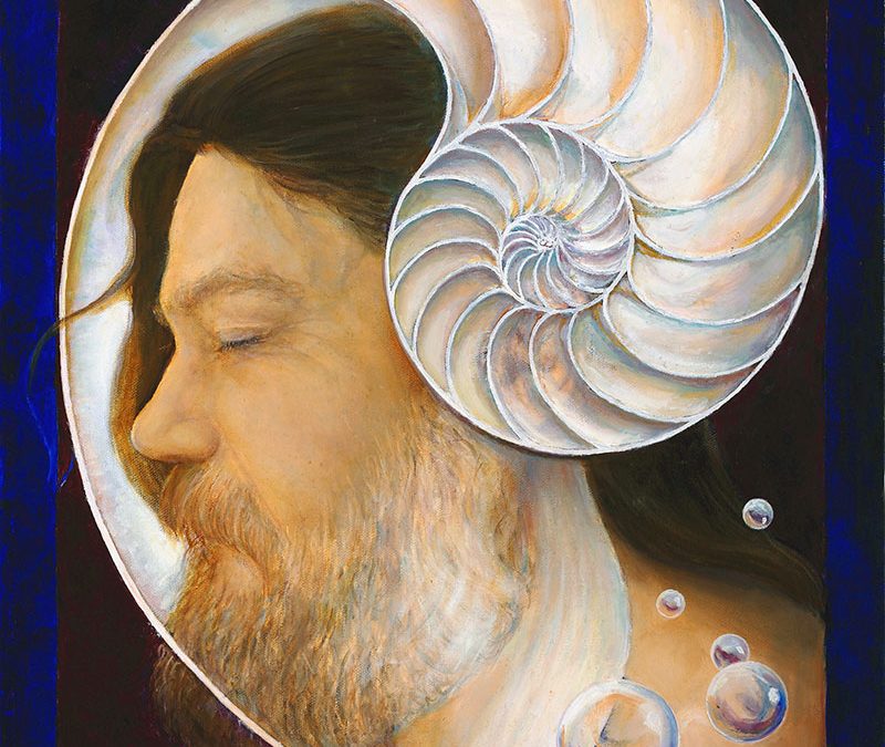 Self Portrait with Nautilus Shell – The Curator’s Process