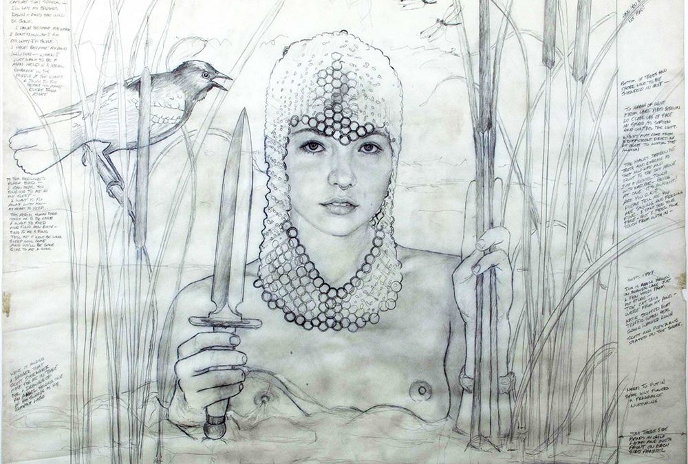 Princess of The Lake Drawing