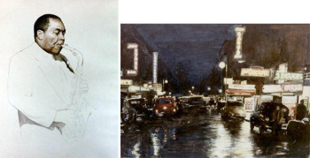 Charlie Parker, and Night Scene in the Rain (commissions)
