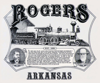 Rogers Arkansas City-Founders and Train