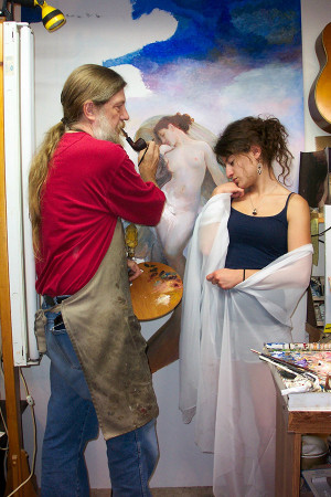 Mermaid Painting with Cara