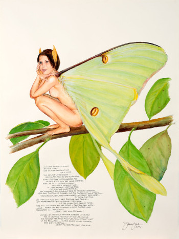 Dream of the Luna Moth - Number Three